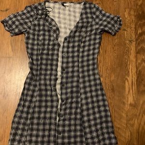 H&M plaid dress